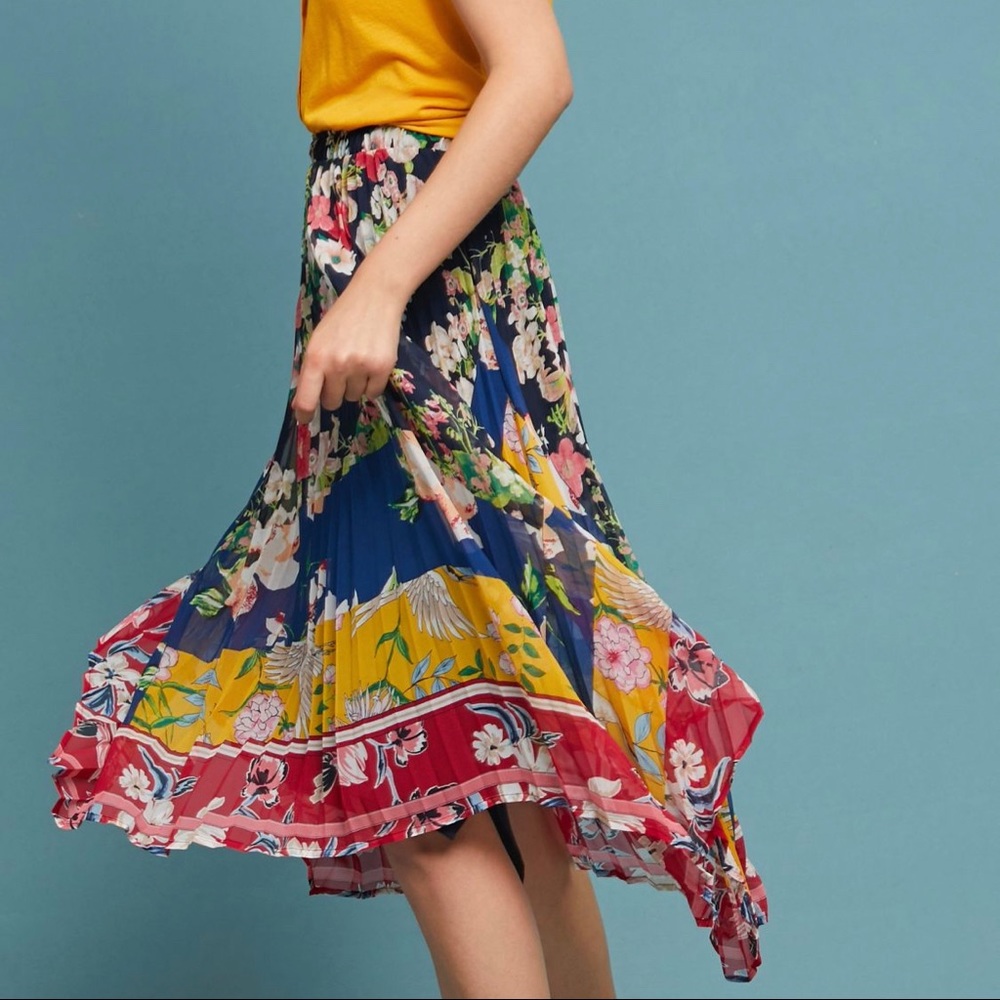 Leora floral skirt SP NWT